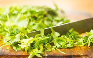 Cooking coriander